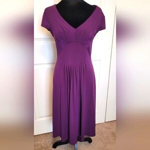 Elegant Purple Women's Dress Size 6 BISOU BISOU BRAND